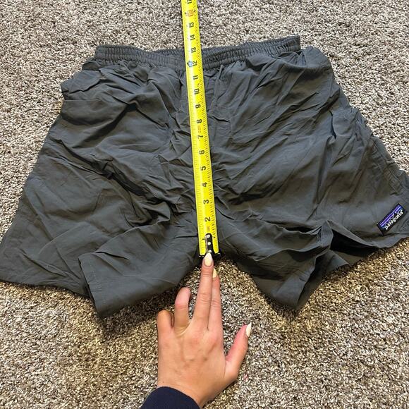 PATAGONIA Men's Baggies Longs 7" Size S In Forge Grey - Picture 8 of 12